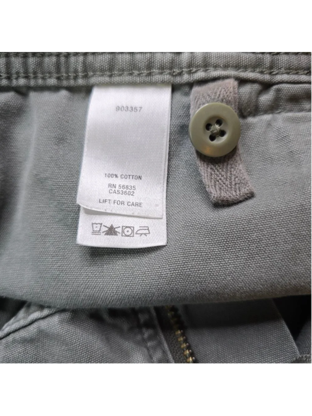 Cabela’s 7 Pocket Hiker Cargo Shorts Men’s 50 Gray Utility Cotton